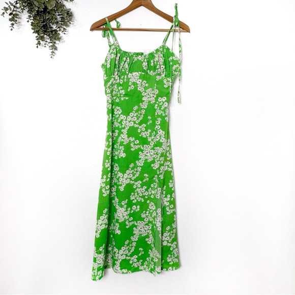 Urban Outfitters Dresses & Skirts - NWT URBAN OUTFITTERS • Love & Harmony green pink floral midi slip dress